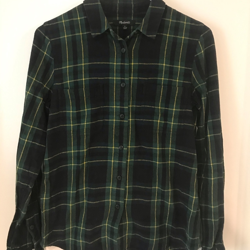 Madewell Flannel Long Sleeve Shirt (size small)